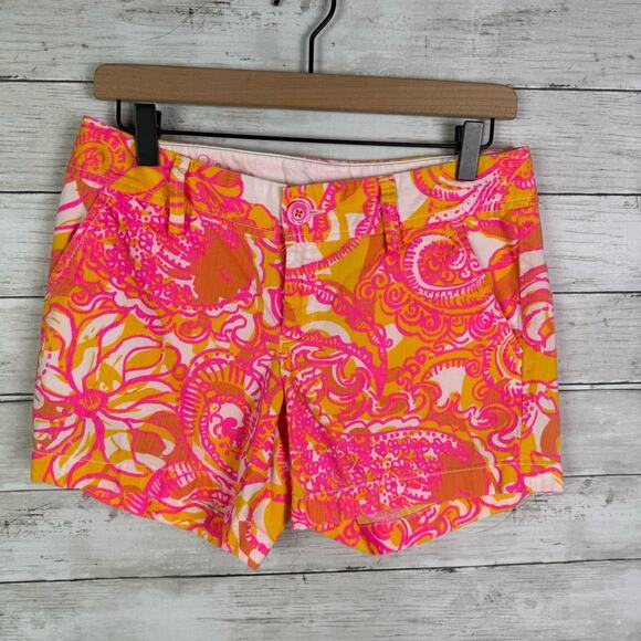 Lilly Pulitzer Callahan Shorts 5” Inseam Size 2 - Picture 1 of 3